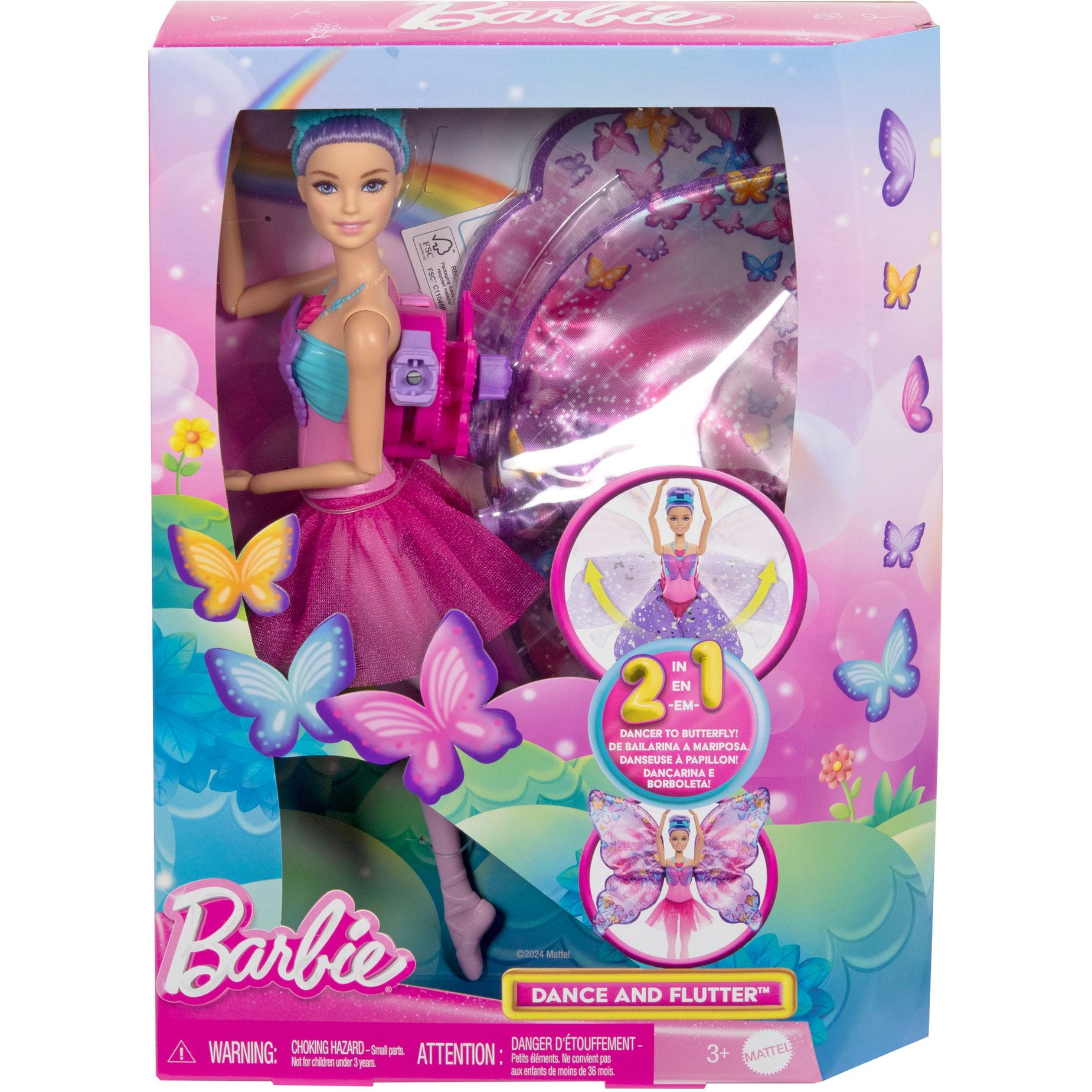 Лялька-метелик Barbie Dreamtopia Чарівні крильця (HXJ10) - фото 4