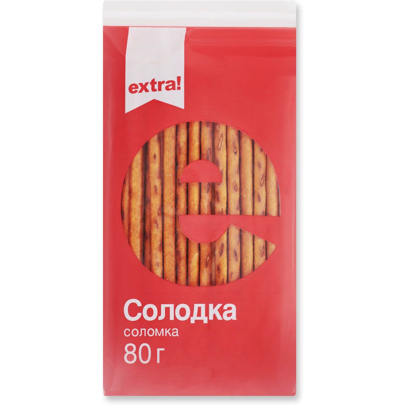Соломка Extra! солодка, 80 г (483700) - фото 1