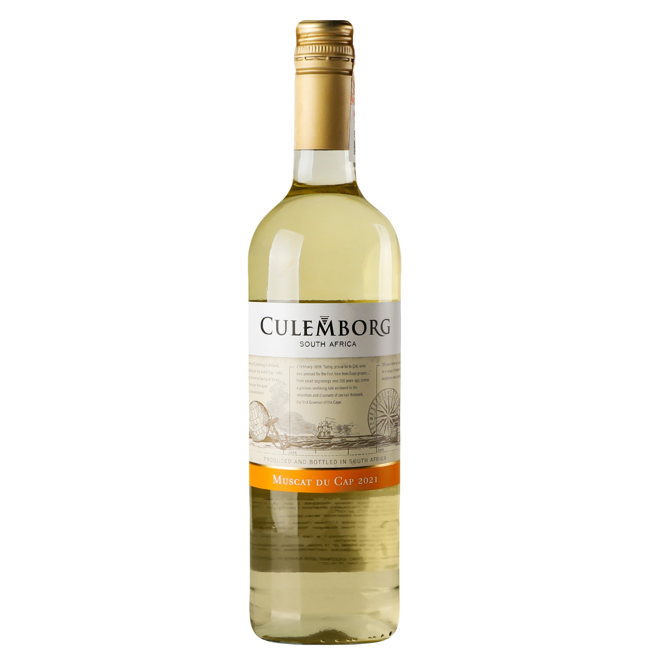 Вино Culemborg Muscat du Cap, 10%, 0,75 л (439763) - фото 1