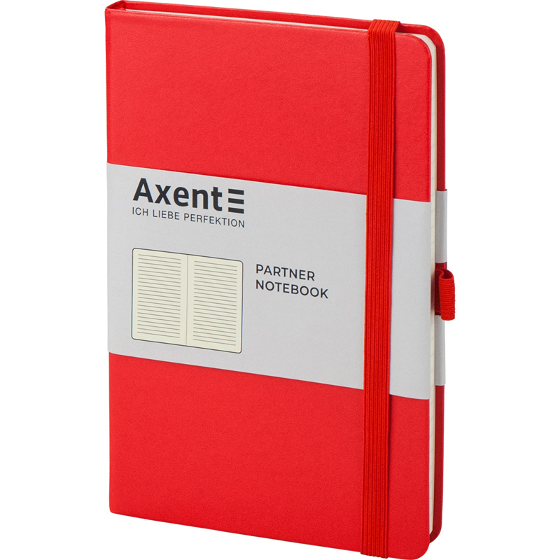 Книга записная Axent Partner A5- в линейку 96 листов красная (8308-05-A) - фото 2