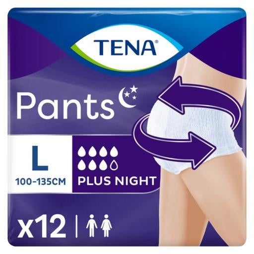 Труси-підгузки для дорослих Tena Pants Plus Night Largе 12 шт. - фото 1