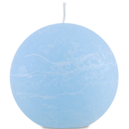 Свічка Pragnis Рустик, 6,5х6,5х6 см, блакитна (S65-550) - фото 1