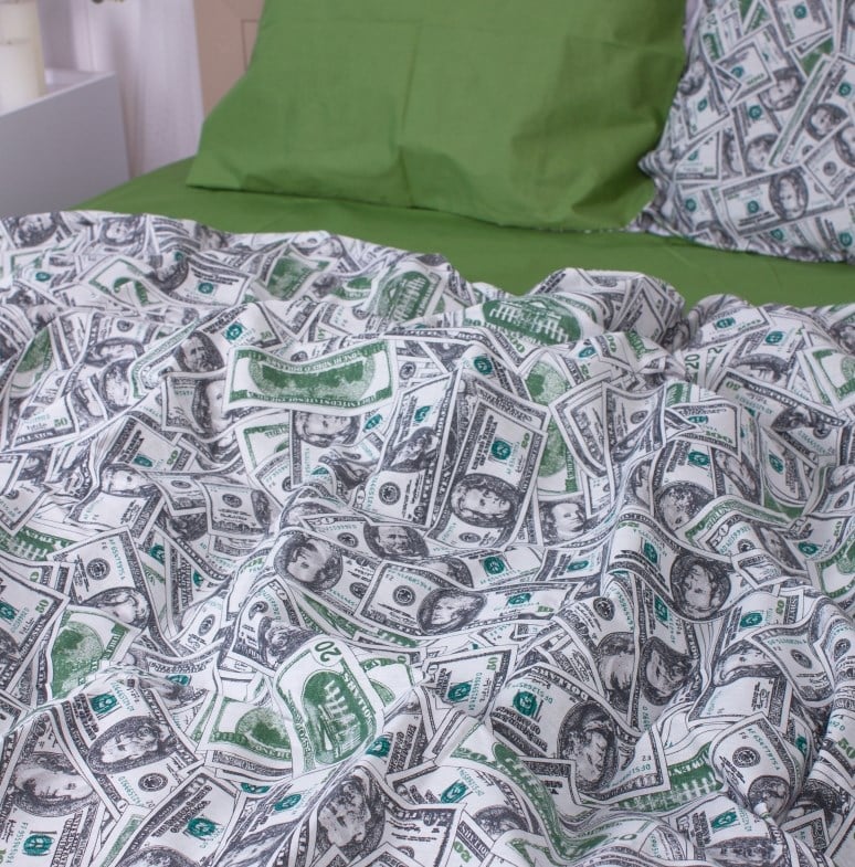 Комплект постельного белья MirSon Dollars, ранфорс элит, 220х200 см - фото 2