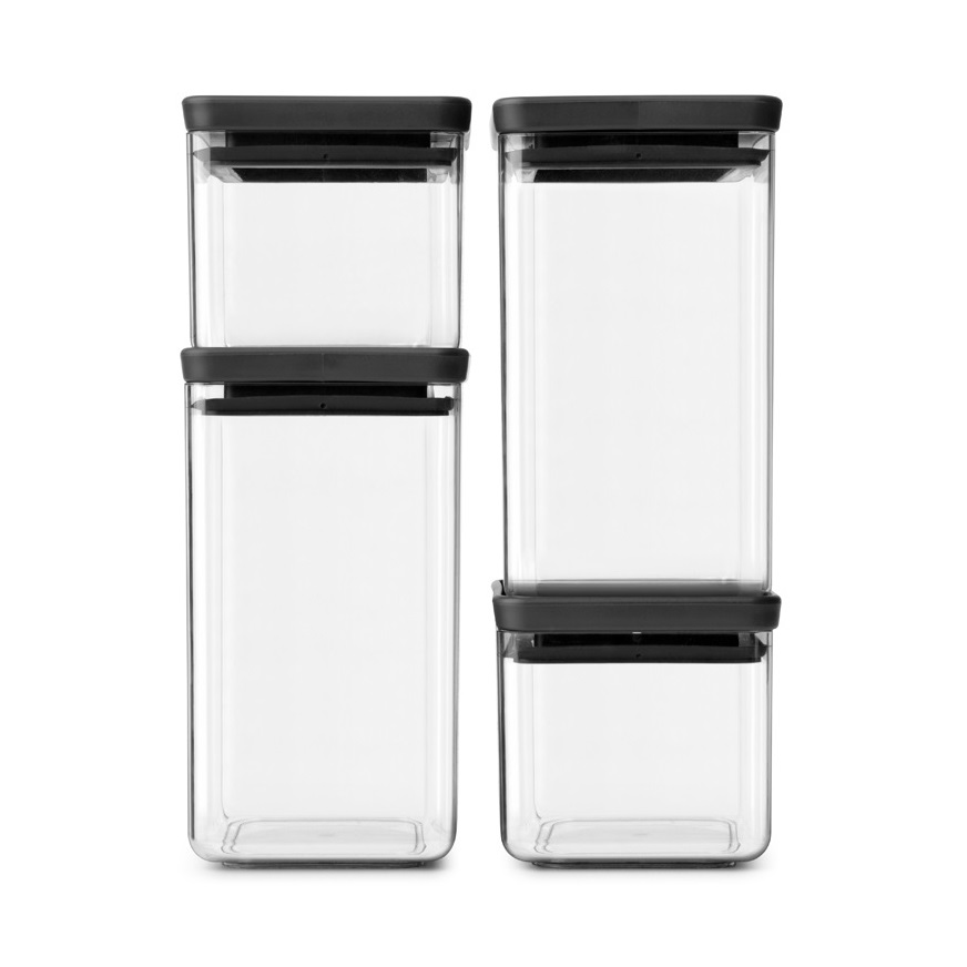 Набор емкостей Brabantia Tasty+ для хранения продуктов 4 шт (122422) - фото 1