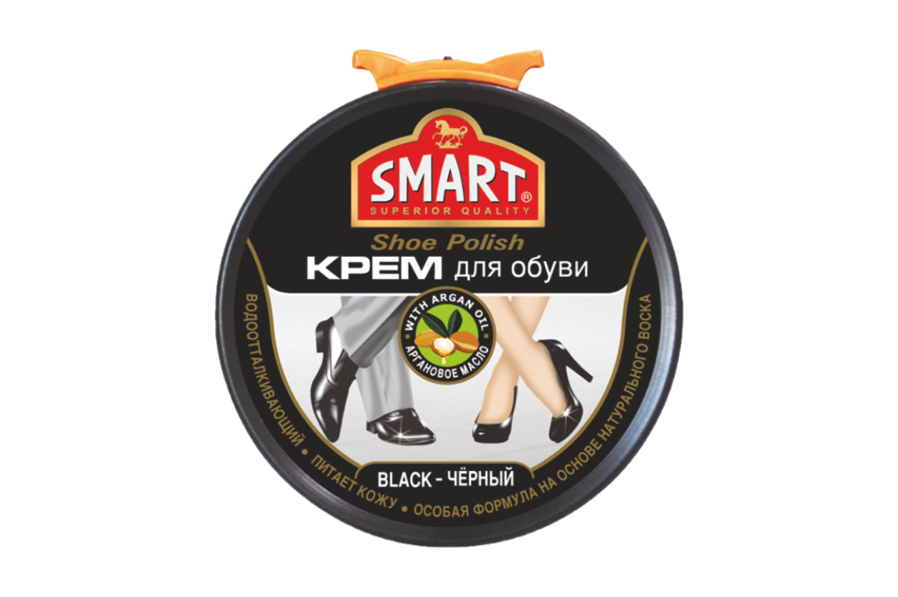 Паста для обуви Smart, 50 мл, черный - фото 1