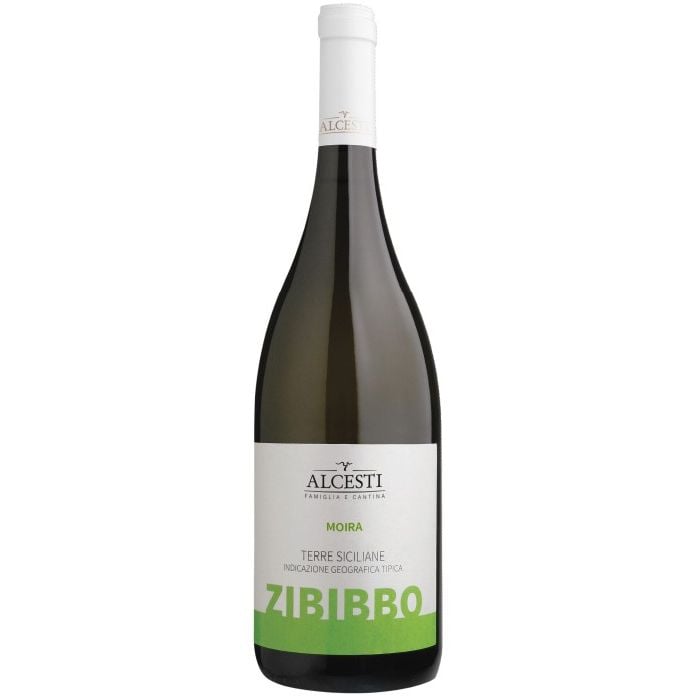 Вино Alcesti Zibibbo Bio, біле, сухе, 0.75 л - фото 1