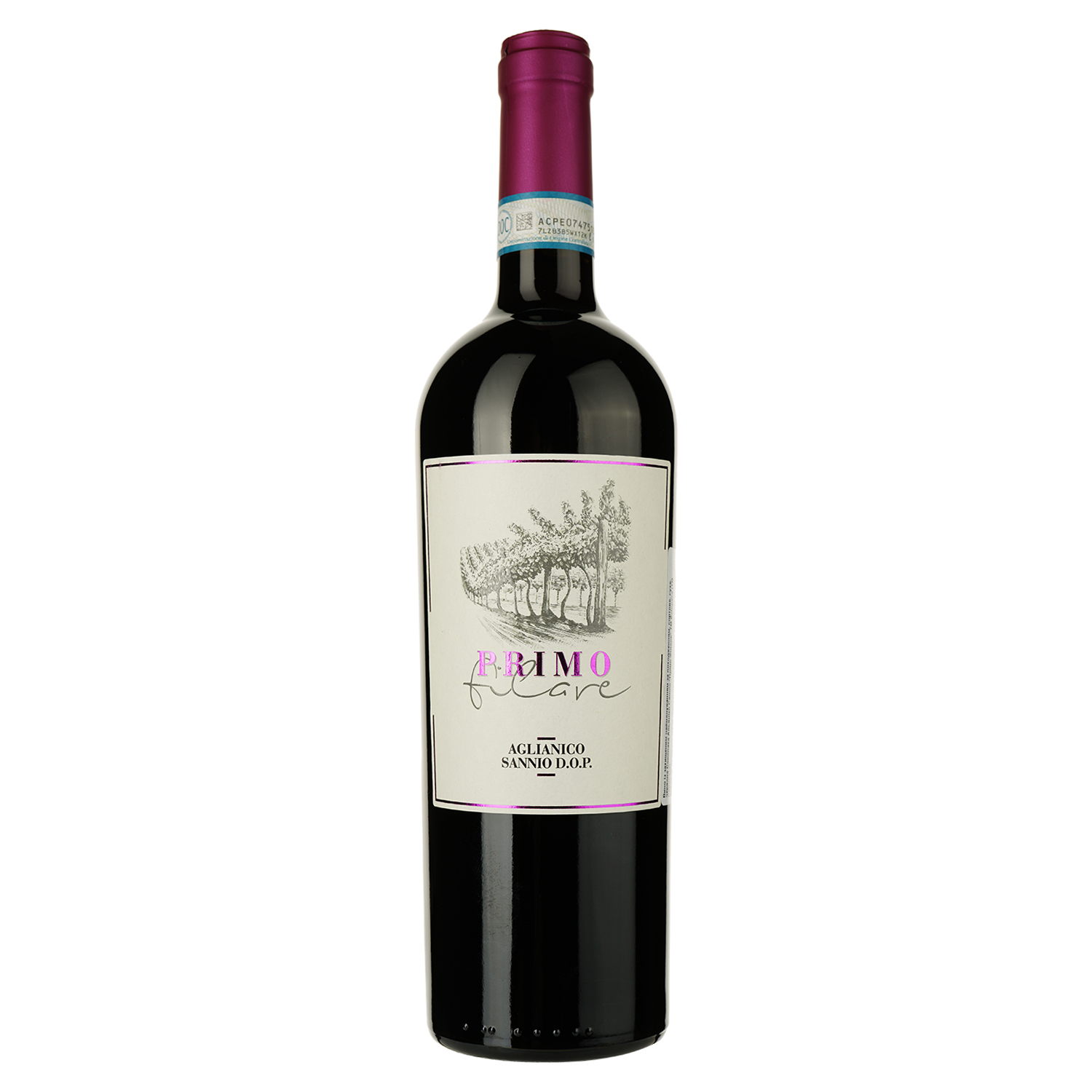 Вино Solopaca Primo Filare Aglianico Sannio DOP червоне сухе 0.75 л - фото 1