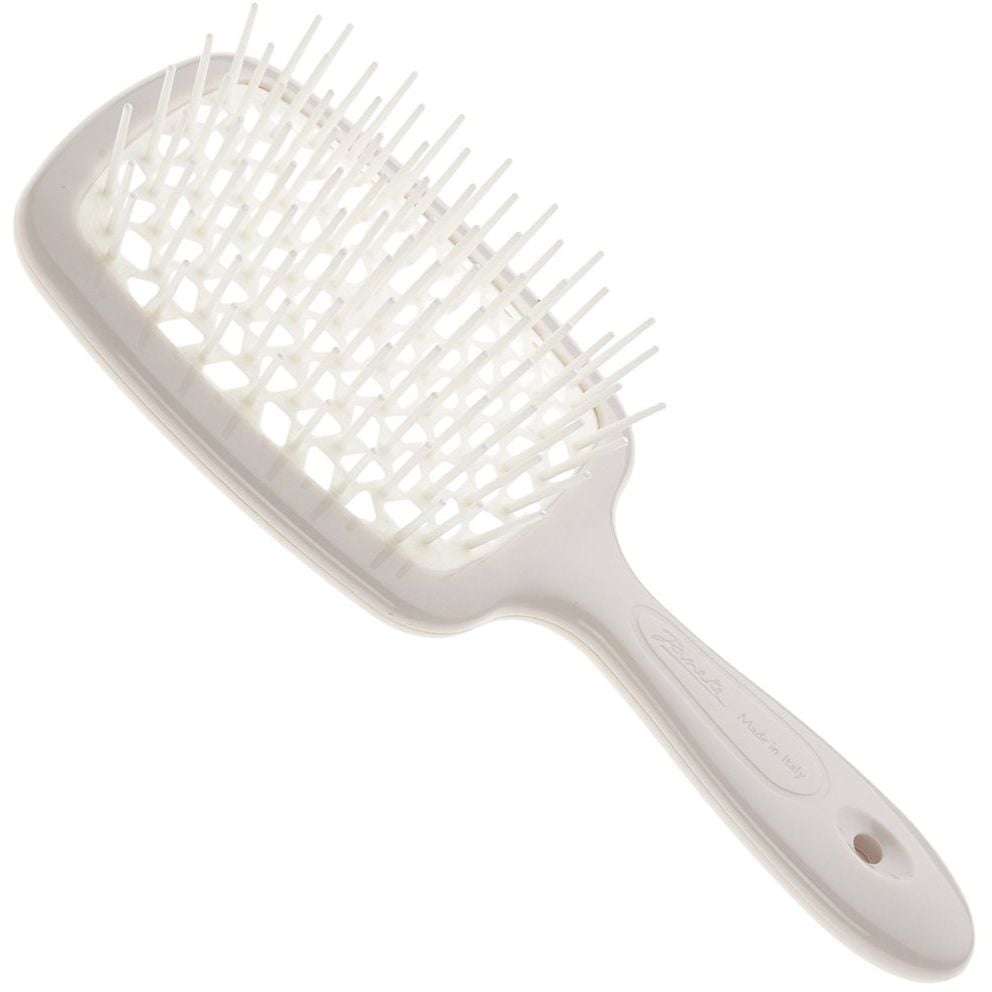 Щітка для волосся Janeke Superbrush, кремова з білим - фото 1