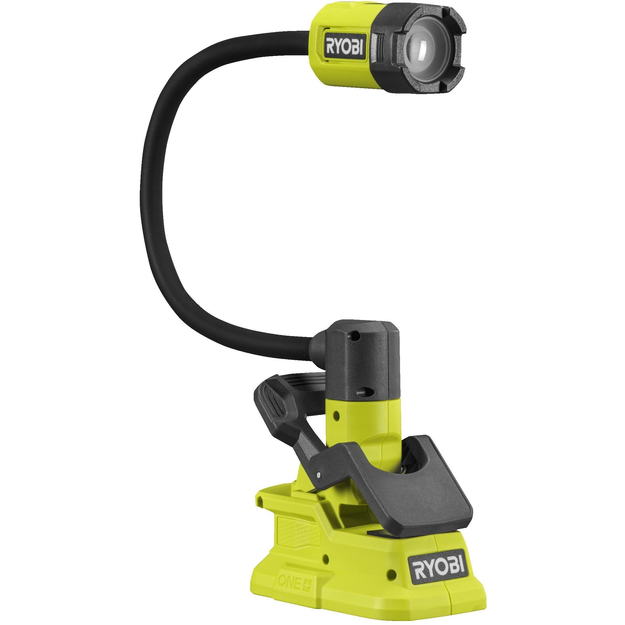 Ліхтар Ryobi One+ RLCF18-0, 18V, 400Lm, 2 режими, гнучка штанга, фокусування лінзи, без АКБ та ЗП (5133005595) - фото 2