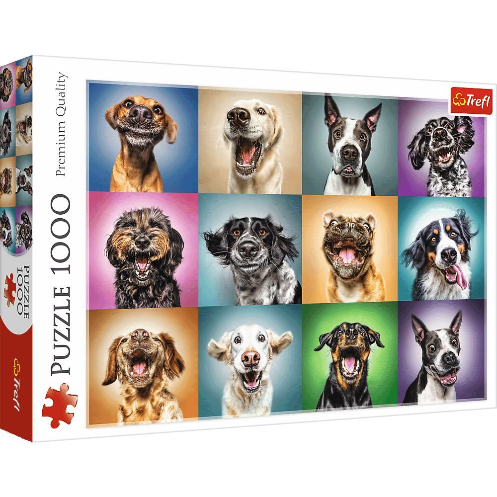 Пазли Trefl Смішні портрети собак 1000 елементів - фото 1