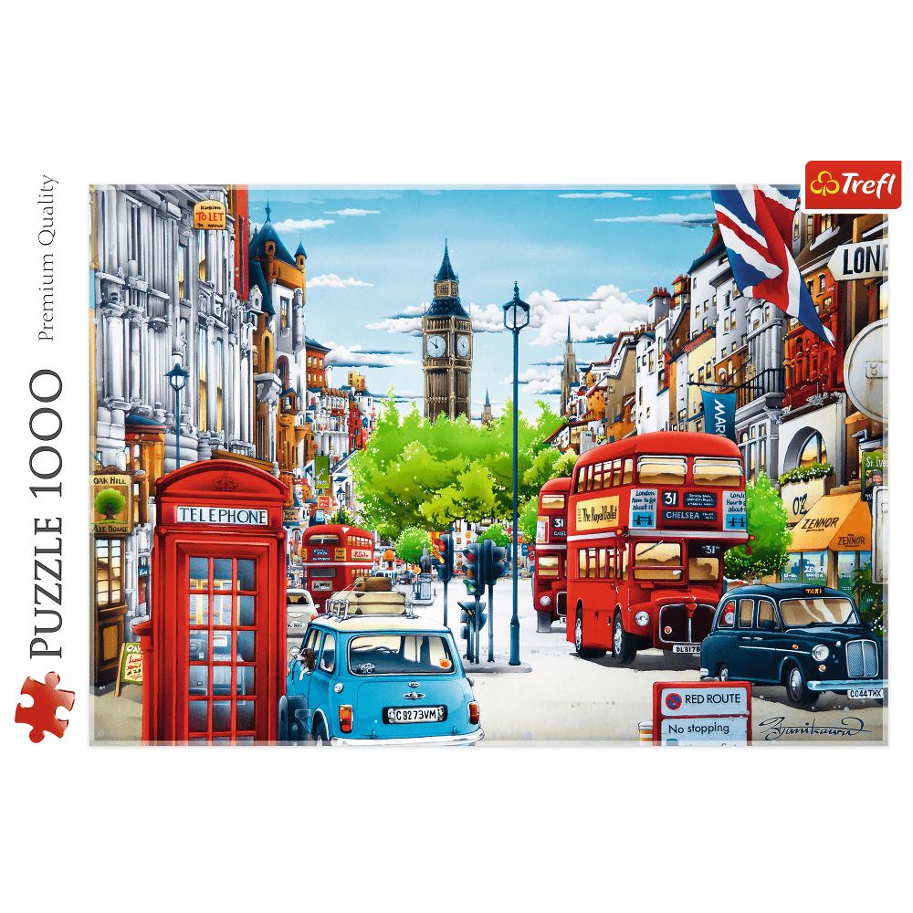 Пазли Trefl Вулиці Лондона 1000 елементів - фото 3