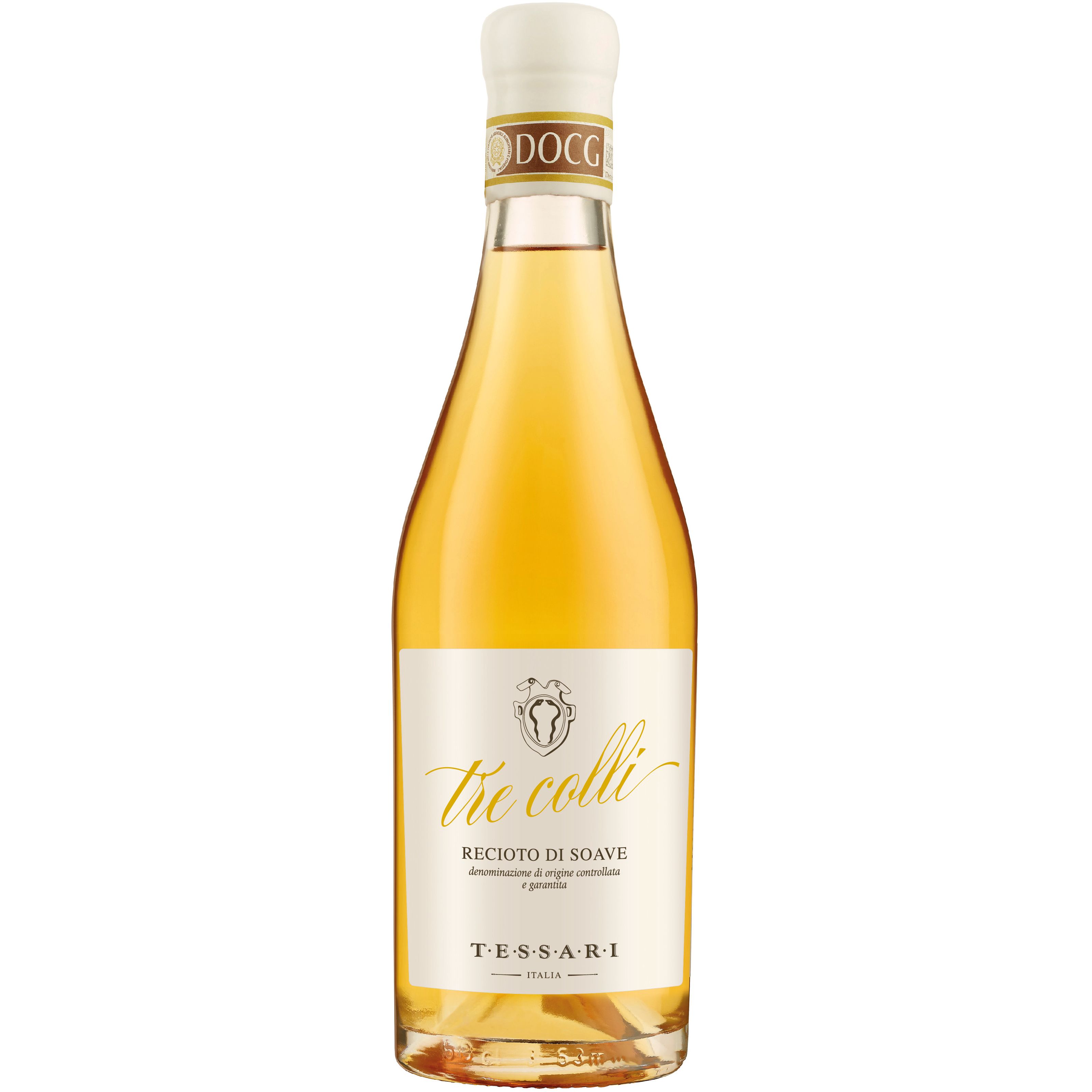 Вино T.E.S.S.A.R.I. Recioto di Soave, біле, солодке, 13,5%, 0,5 л (35079) - фото 1