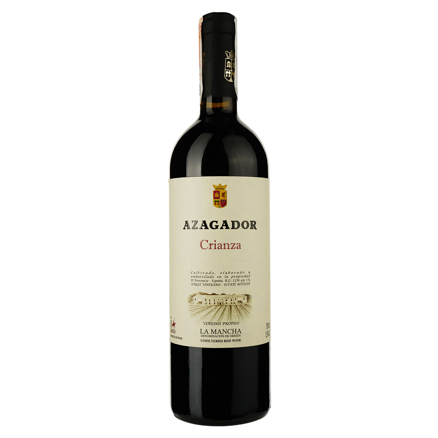 Вино Pago De La Jaraba Azagador Crianza, 13,5%, 0,75 л (ALR15688) - фото 1