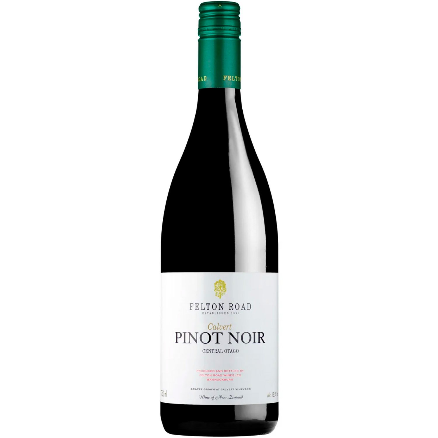Вино Felton Road Pinot Noir Calvert 2021, красное, сухое, 0,75 л - фото 1