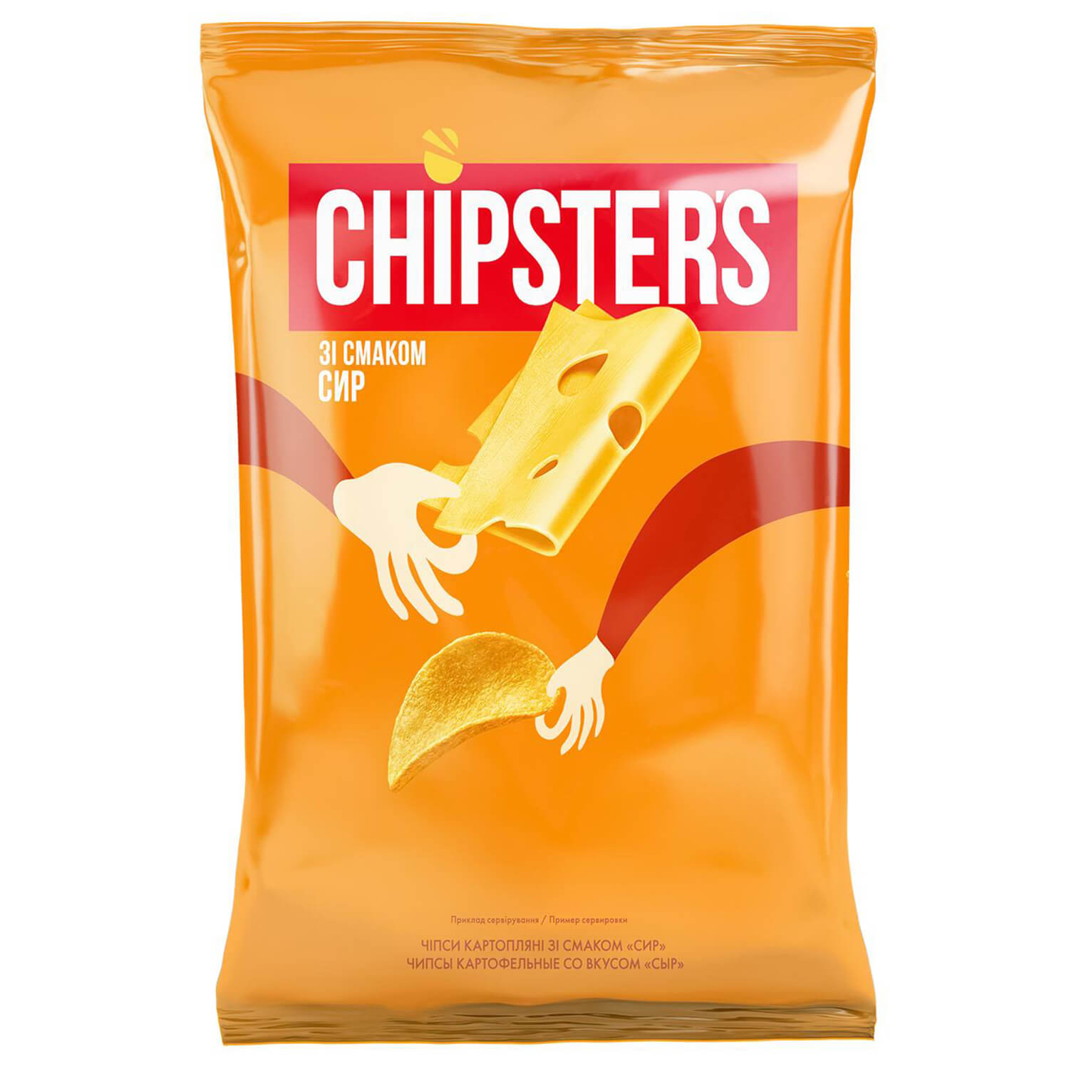 Чипси Chipster's зі смаком сиру 130 г (717414) - фото 1