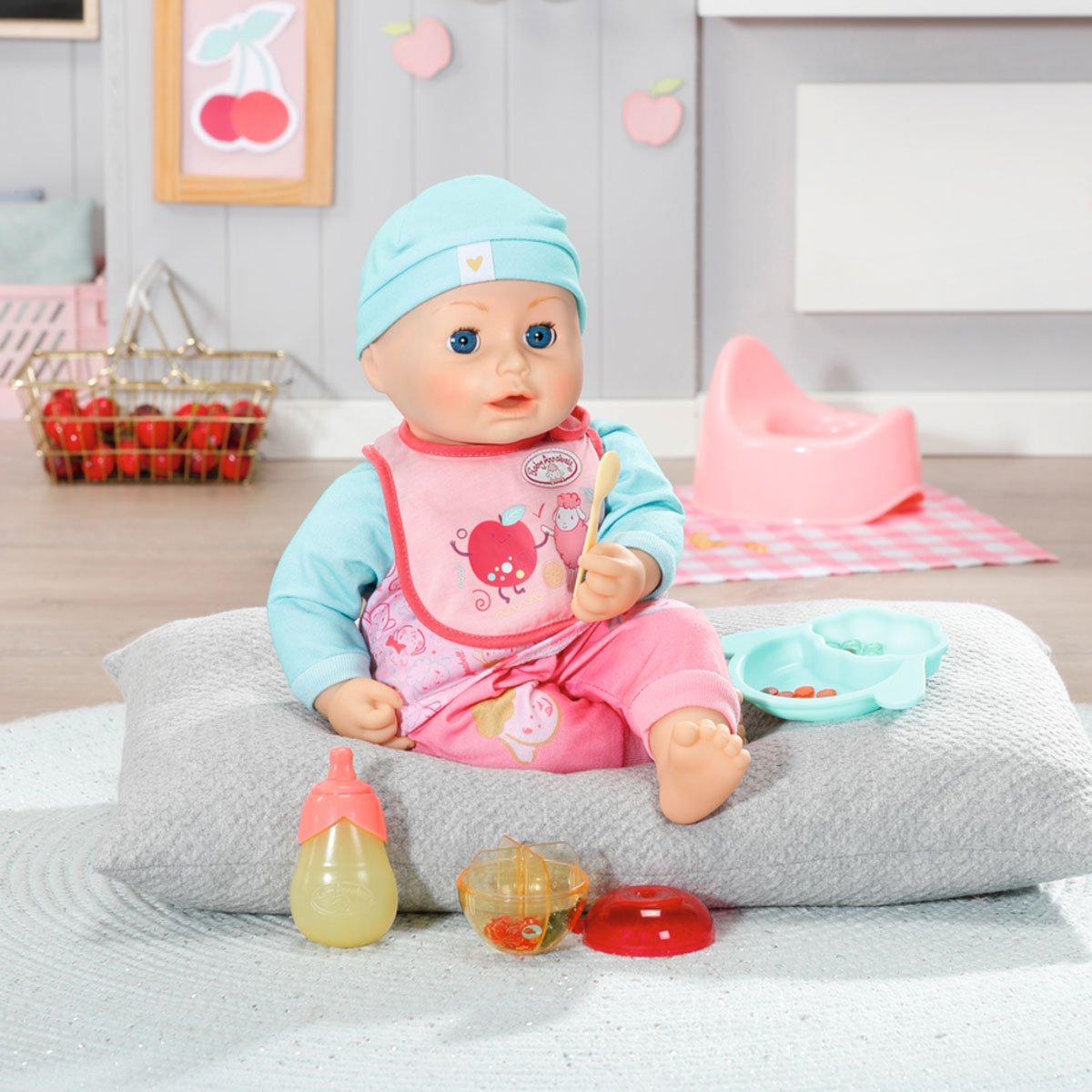 Интерактивная кукла Baby Annabell Ланч крошки Аннабель, с аксессуарами, 43 см (702987) - фото 11