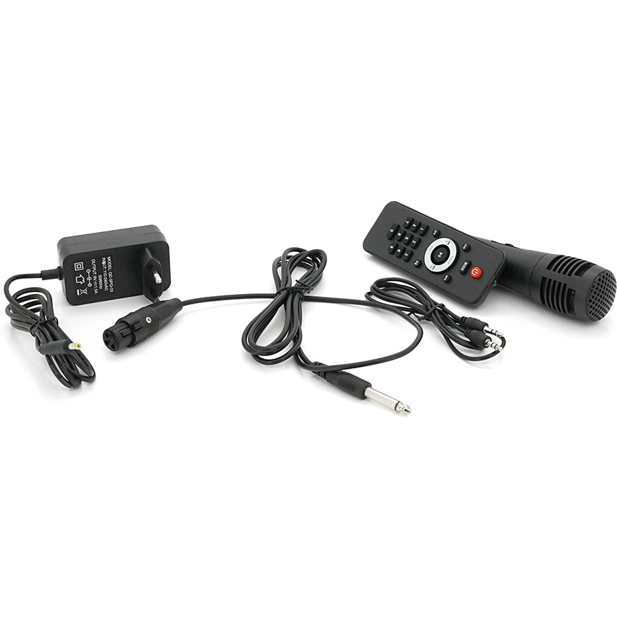Портативная колонка с подсветкой ZXX M7373 100W Bluetooth микрофон аккумулятор 3600 mAh - фото 5