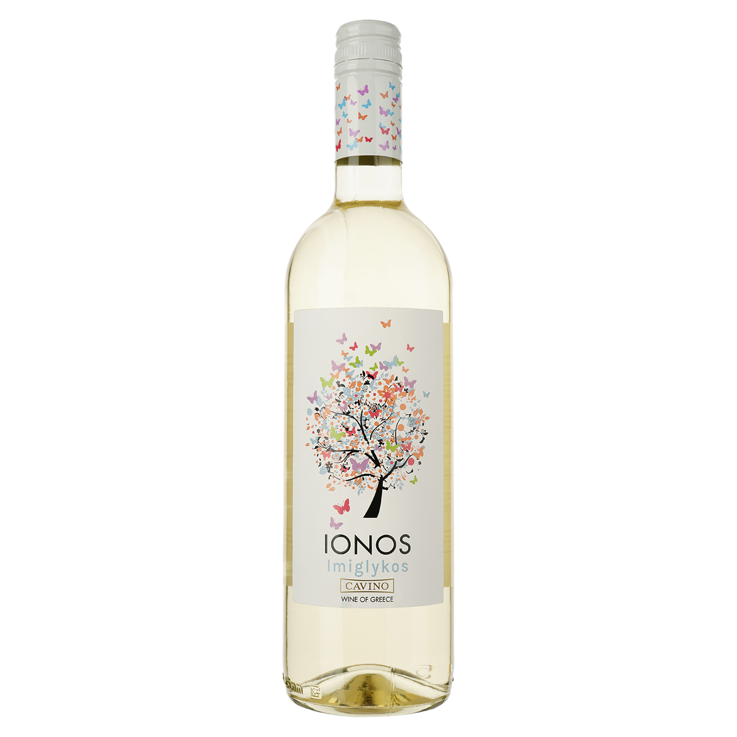 Вино Cavino Ionos Imiglikos, белое, полусладкое, 11%, 0,75 л (8000017860544) - фото 1