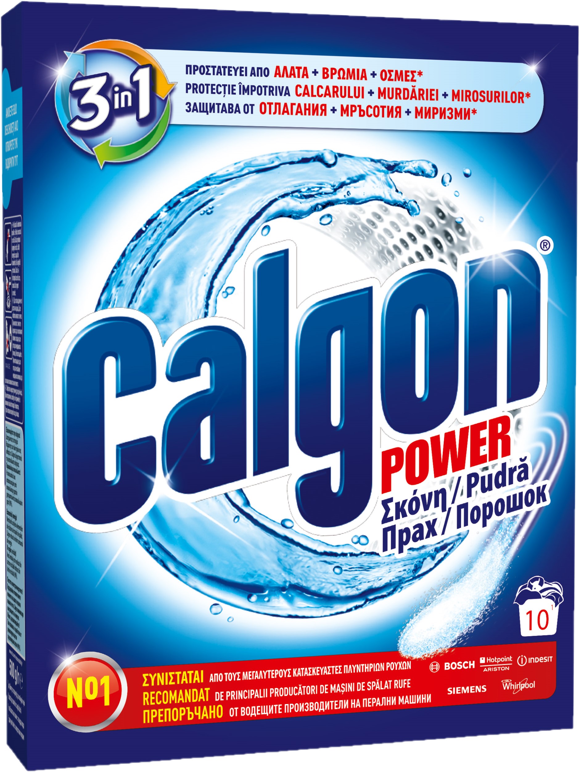 Средство для смягчения воды и предотвращения образования накипи Calgon 3 в 1, 500 г - фото 1