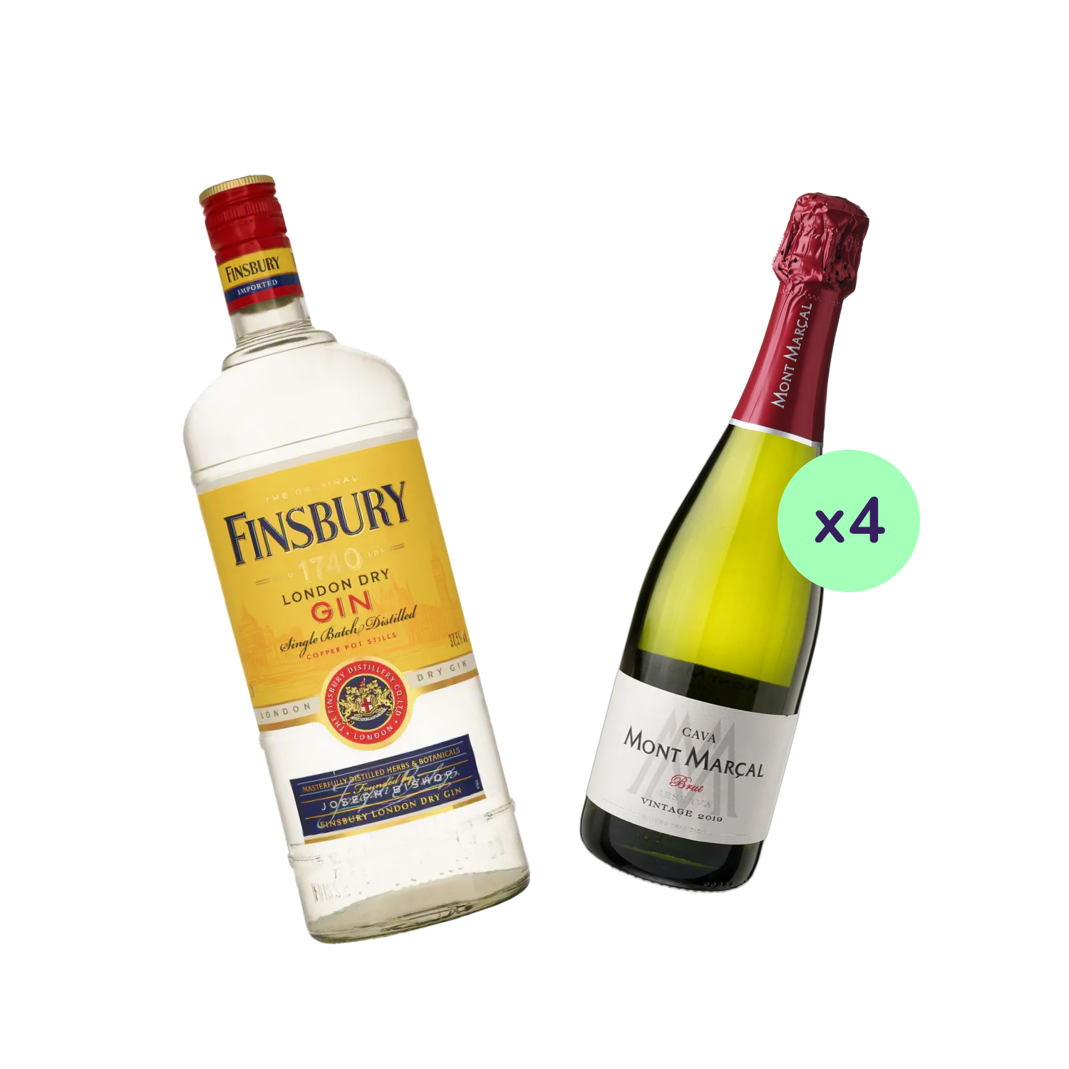 Коктейль French 75 (набір інгредієнтів) х22 на основі Finsbury - фото 2