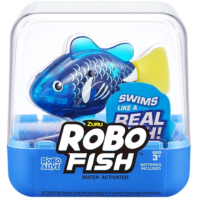Інтерактивна іграшка Pets & Robo Alive S3 Роборибка, синя (7191-4) - фото 1
