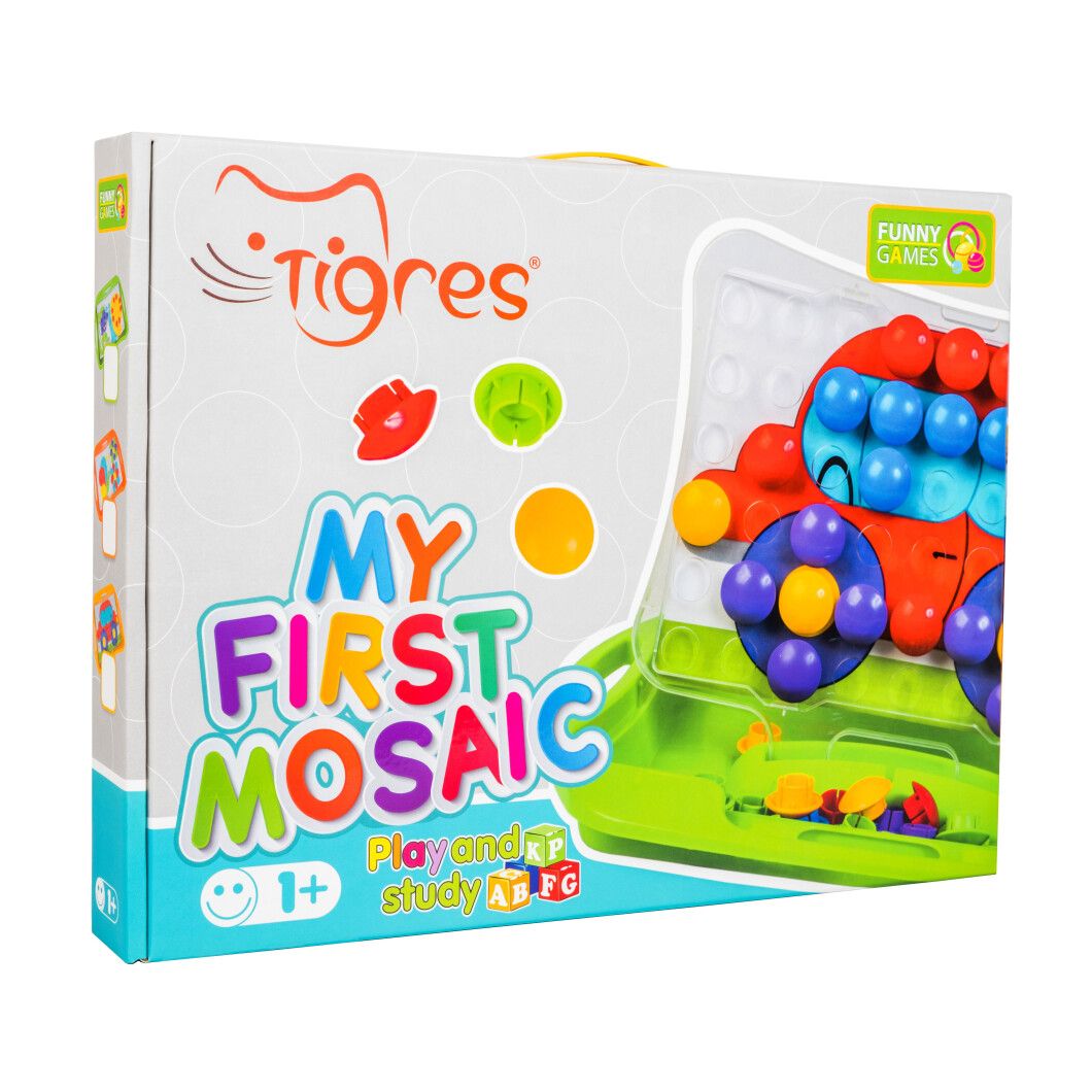 Игрушка Tigres Моя первая мозаика, оранжевый (39370) - фото 3