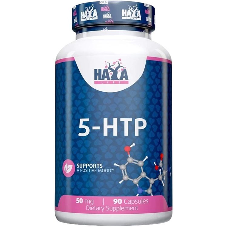 Аминокислота 5-HTP Haya Labs 50 мг 90 капсул - фото 1