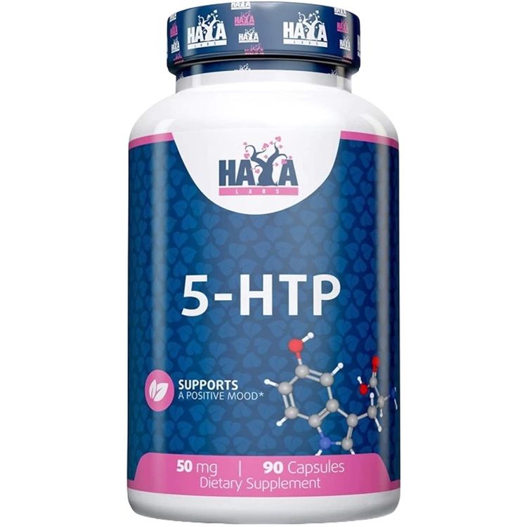 Амінокислота 5-HTP Haya Labs 50 мг 90 капсул - фото 1