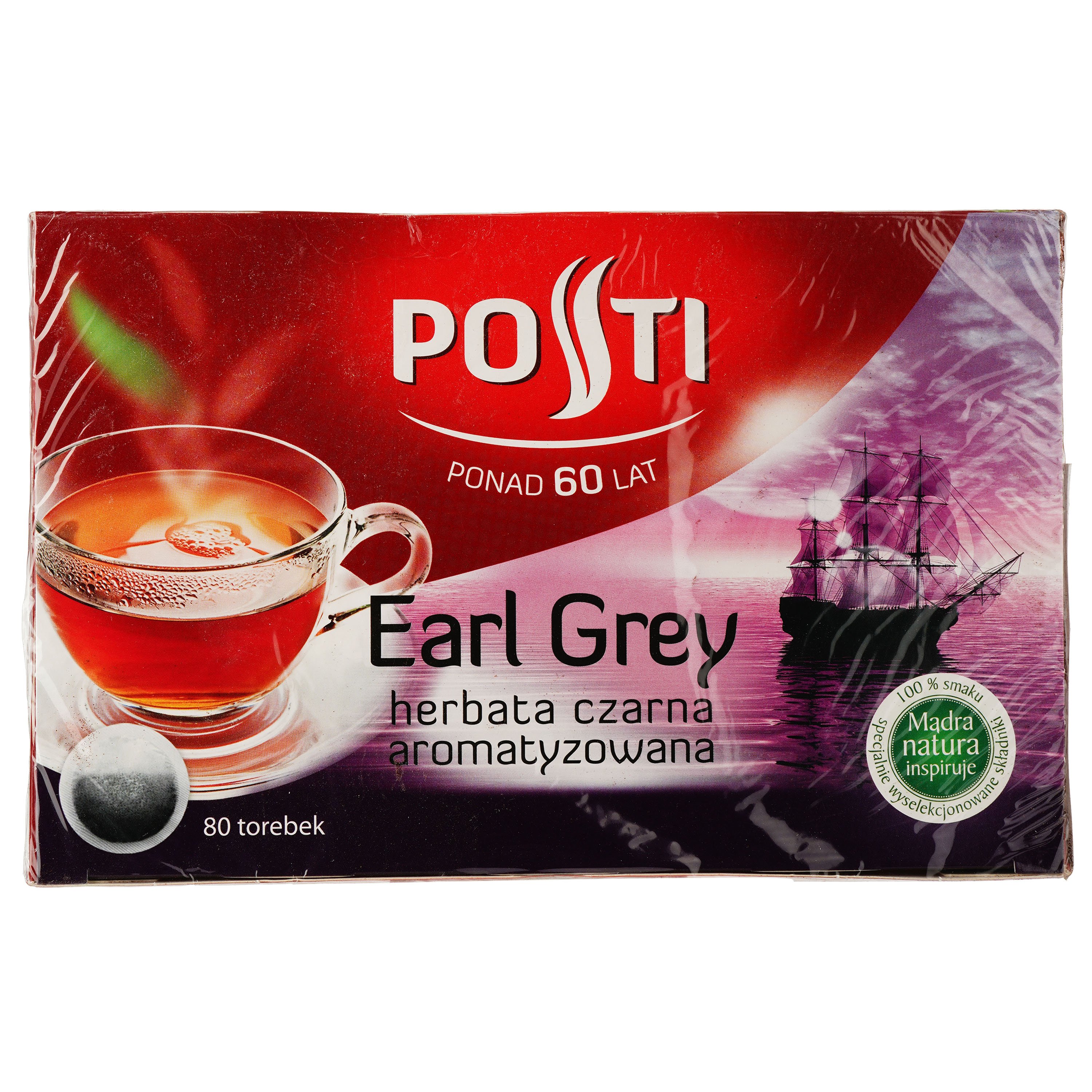 Чай чорний Posti Express Ерл Грей, 80 пакетиків (895875) - фото 2