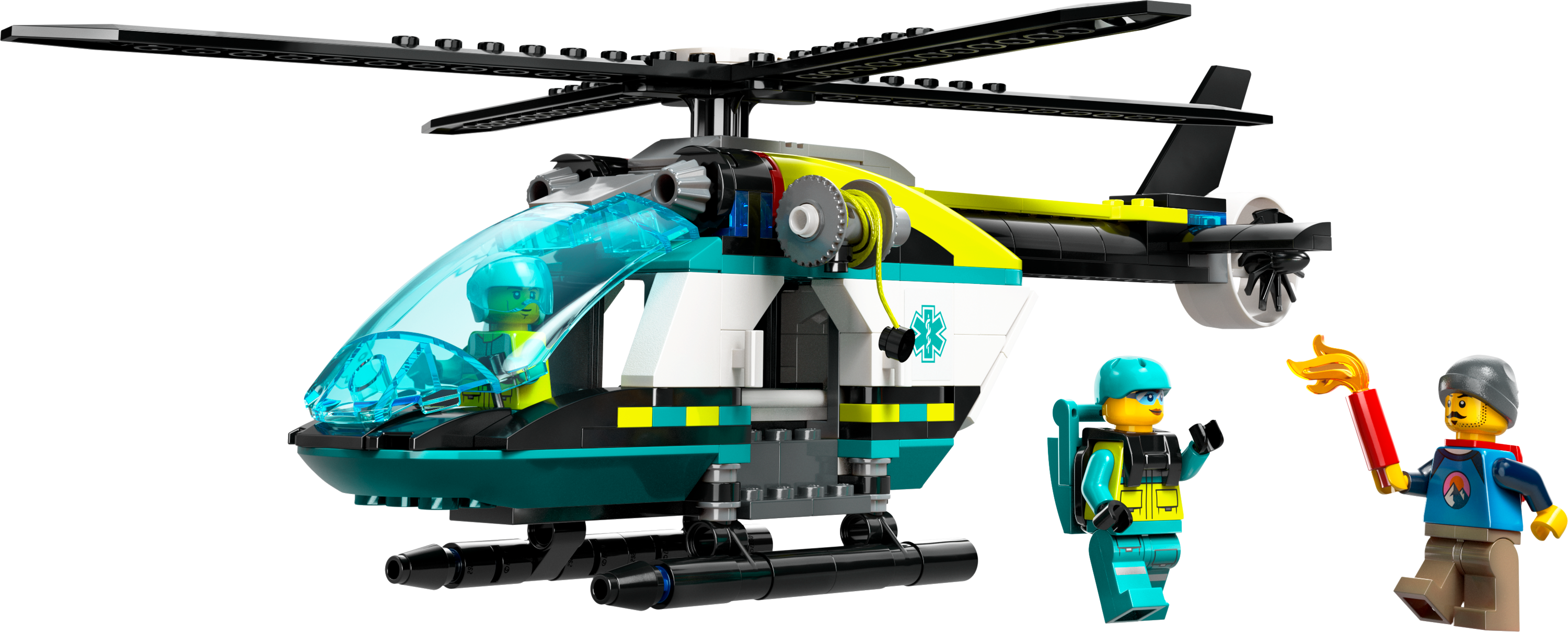 Конструктор LEGO City Гелікоптер аварійно-рятувальної служби 226 деталей (60405) - фото 2
