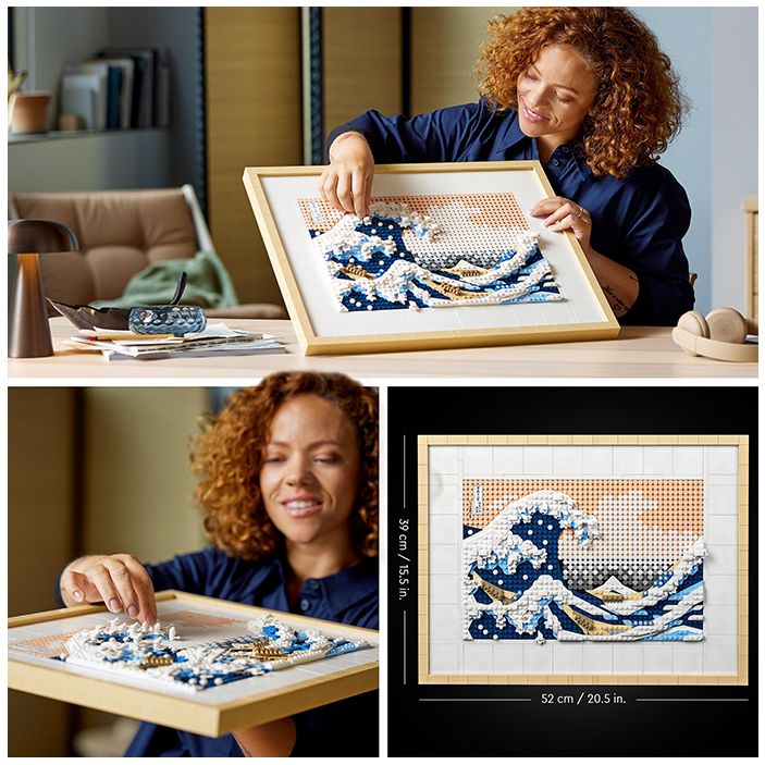 Конструктор LEGO Art Hokusai Большая волна, 1810 деталей (31208) - фото 9