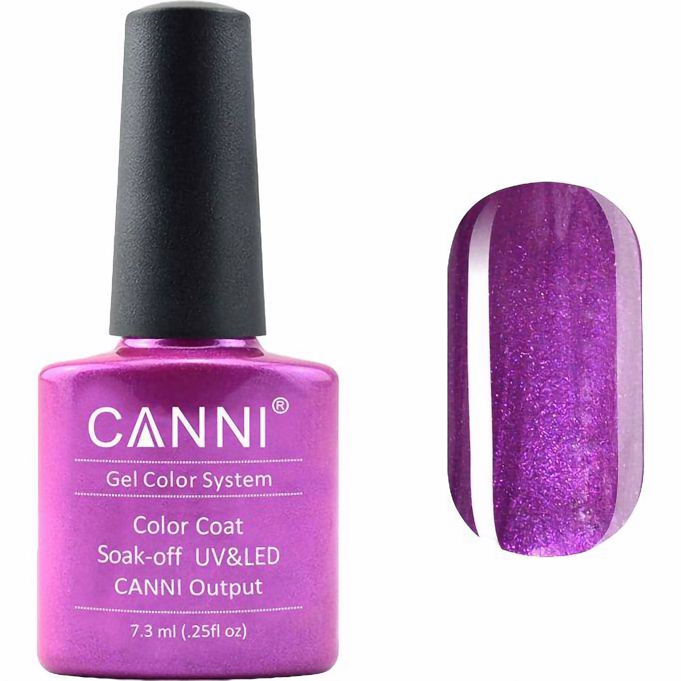 Гель-лак Canni Color Coat Soak-off UV&LED 193 сиреневый перламутр 7.3 мл - фото 1