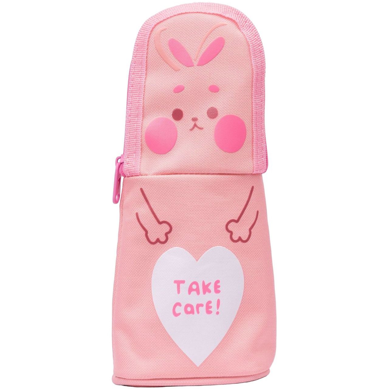 Пенал-подставка Yes PM-M3 Bunny Take care, 21х8х5 см, розовый (533247) - фото 1
