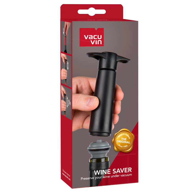 Набор для хранения вина черный Vacu Vin (Q5128) - фото 2