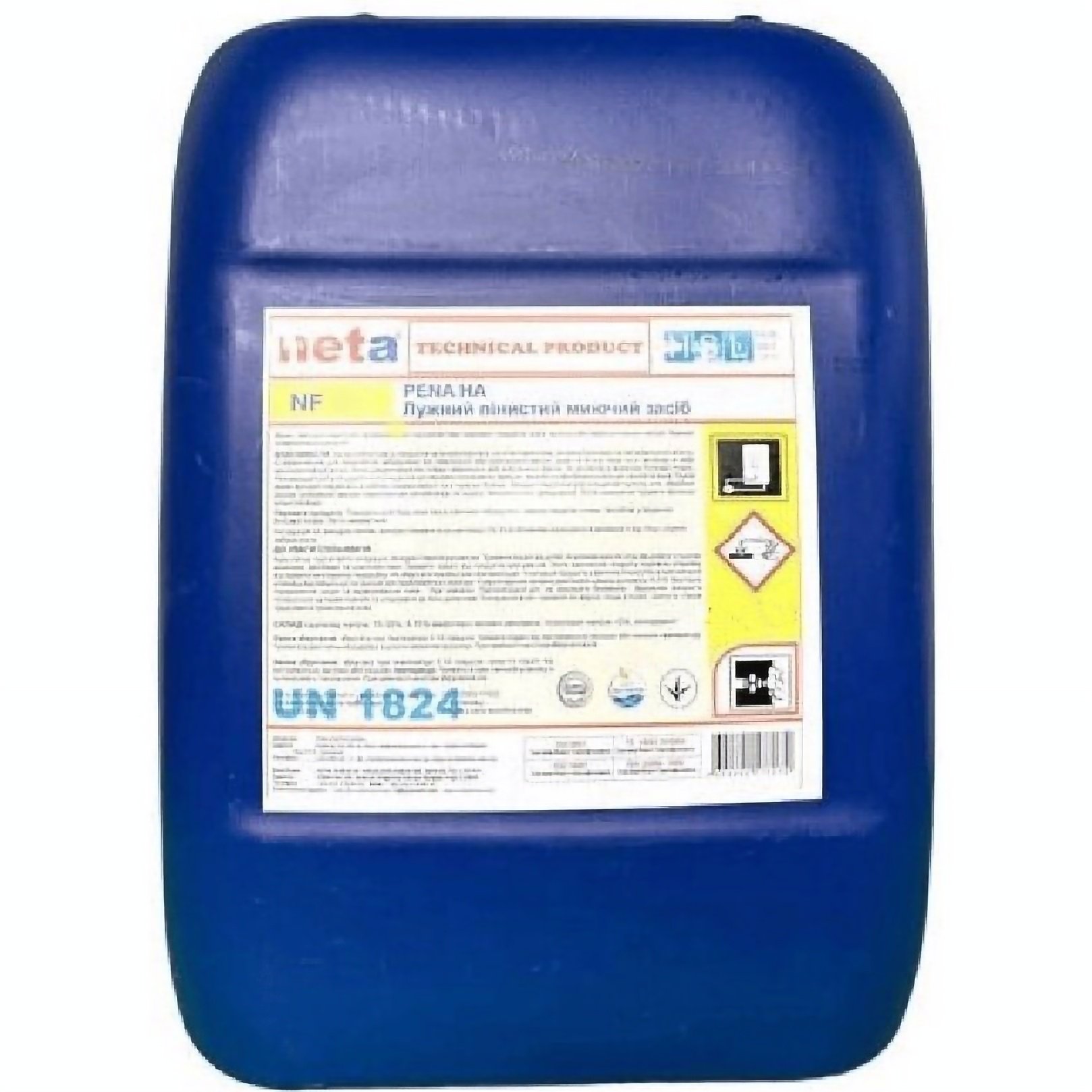 Хлорно-щелочное средство Neta NF 5 для очистки поверхностей и оборудования в пищевой промышленности концентрат 1:20, 23 кг - фото 1