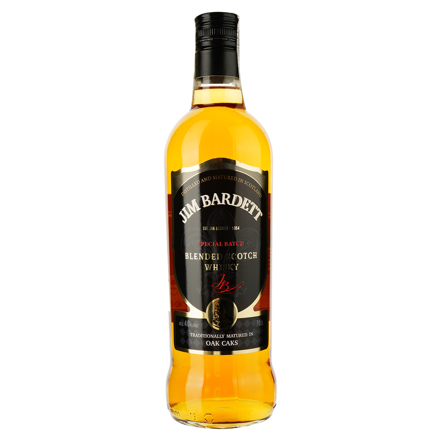 Віскі Jim Bardett Blended Scotch Whisky, 40%, 0,7 л - фото 1