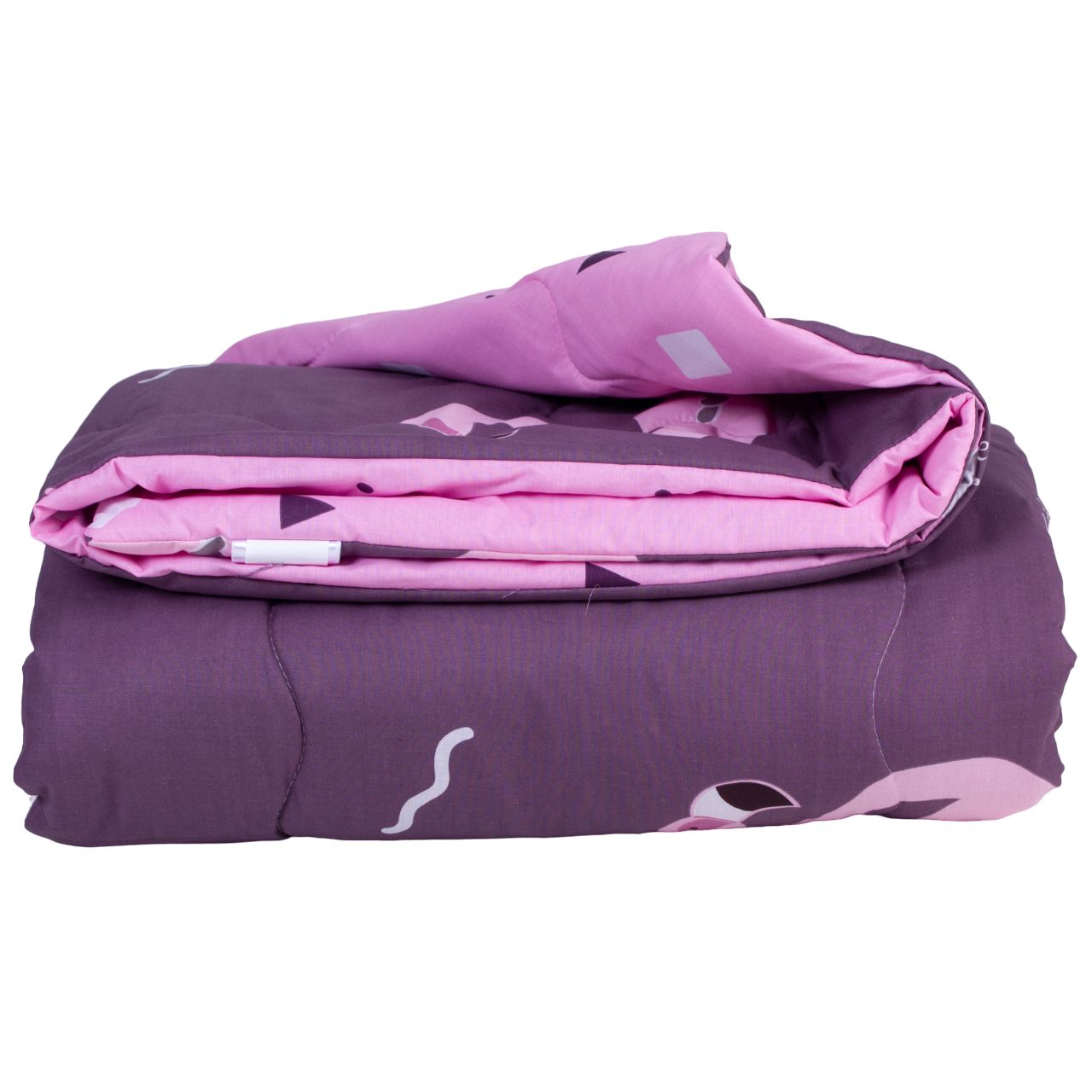 Одеяло хлопковое MirSon Летнее №2810 Сolor Fun Line Nice, 140х110 см, фиолетовое (2200006684961) - фото 2