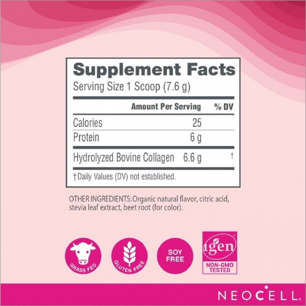 Супер коллаген Neocell Super Collagen Powder Berry Lemon 190 г - фото 2