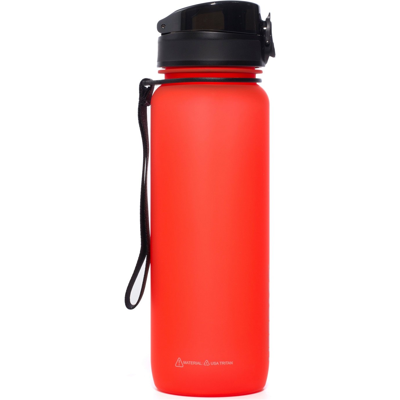 Пляшка для води UZspace Colorful Frosted, 800 мл, спекотно-червоний (3053) - фото 2