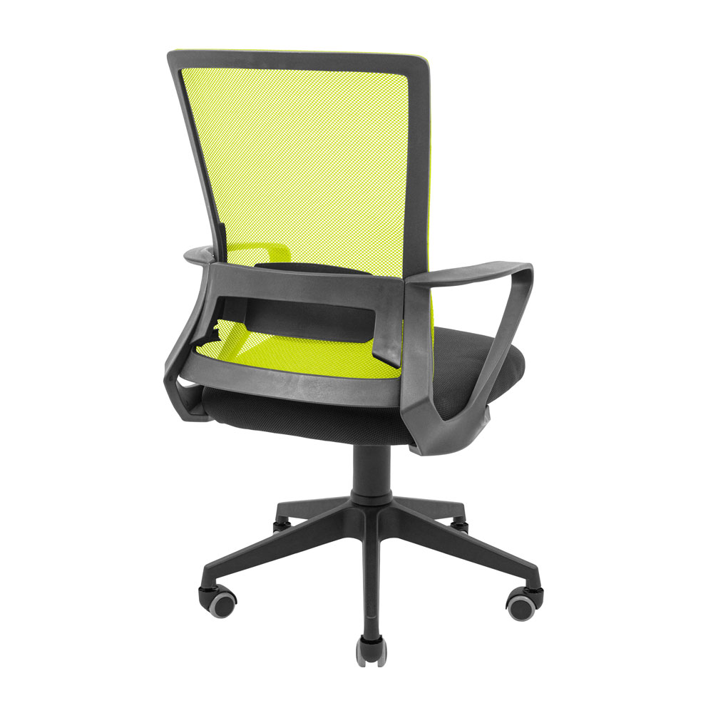 Кресло компьютерное Richman Робін Пластик Пиастра сетка черный + желтый (RCM-1081) - фото 4
