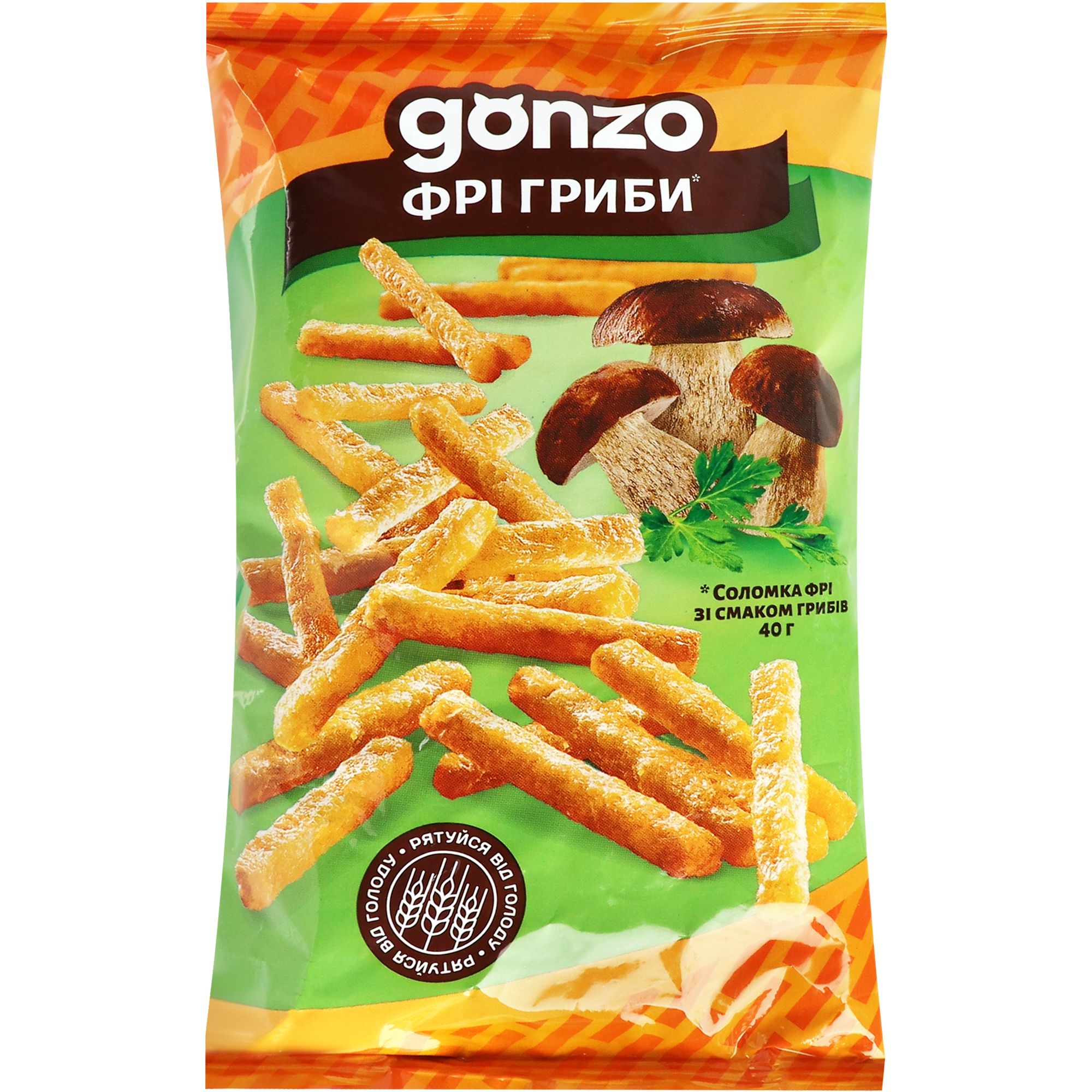 Соломка фри Gonzo со вкусом грибов 40 г (903648) - фото 1