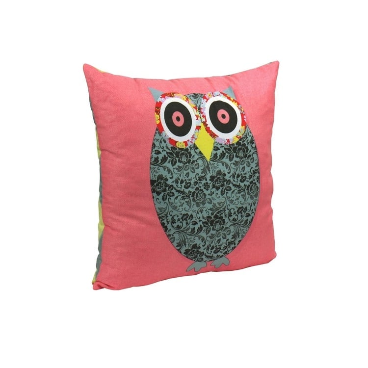 Подушка Руно Owl Grey силиконовая, 50х50 см, розовый (306_Owl Grey) - фото 1