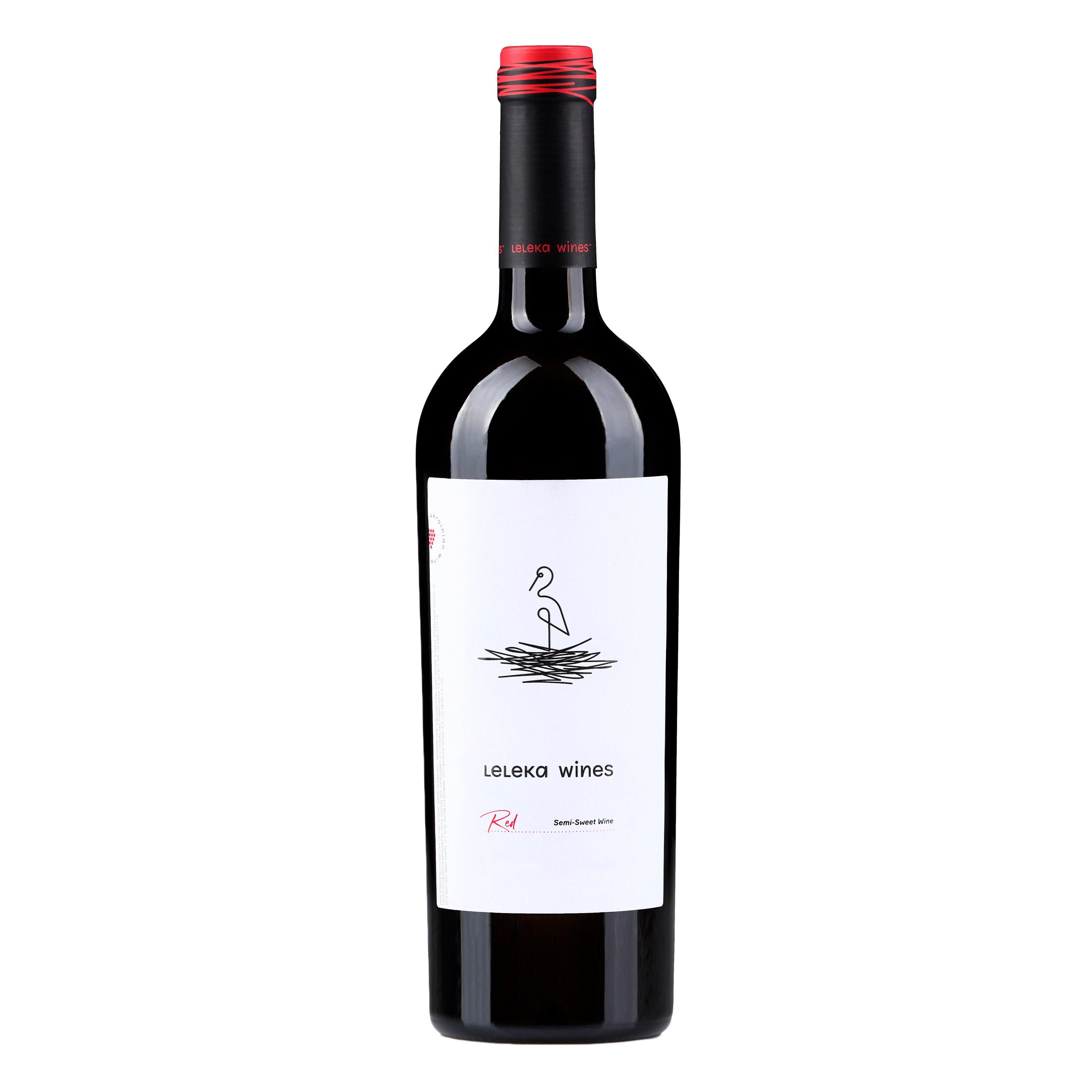 Вино Leleka Wines Red, червоне, напівсолодке, 12%, 0,75 л (854156) - фото 1