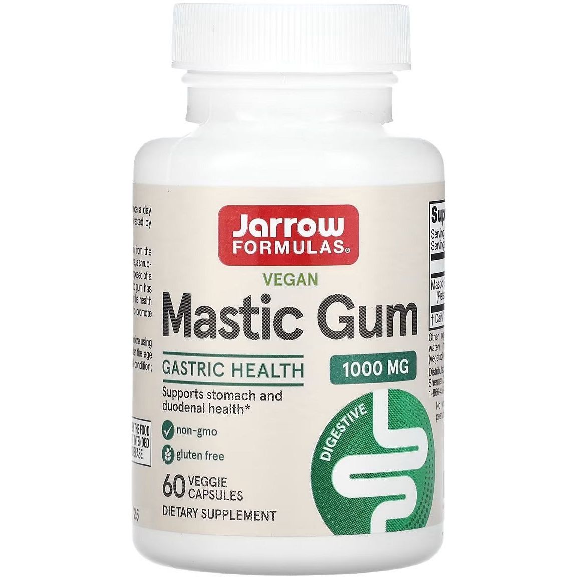 Мастичная смола Jarrow Formulas Mastic Gum 500 мг 60 вегетарианских капсул - фото 1