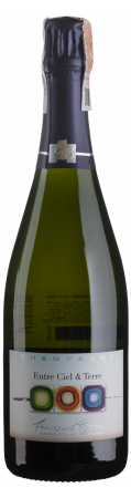 Шампанське Francoise Bedel Entre Ciel et Terre, біле, екстра-брют, 12,5%, 0,75 л - фото 1