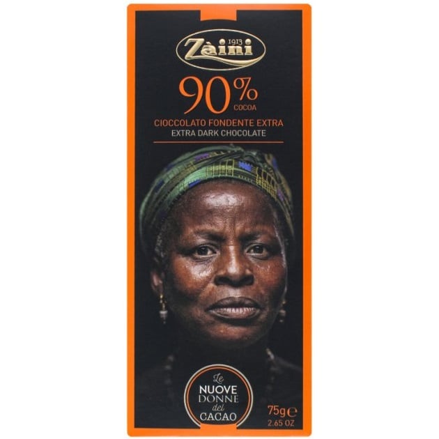 Шоколад чорний Zaini, 90%, 75 г (825378) - фото 1
