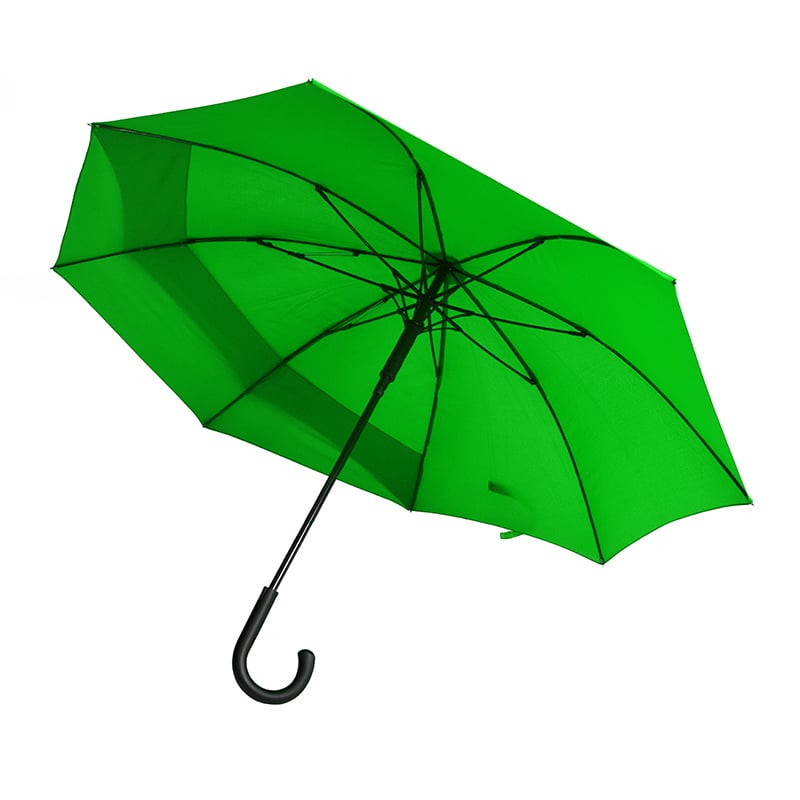 Зонт-трость Line art Bacsafe, c удлиненной задней секцией, зеленый (45250-9) - фото 1