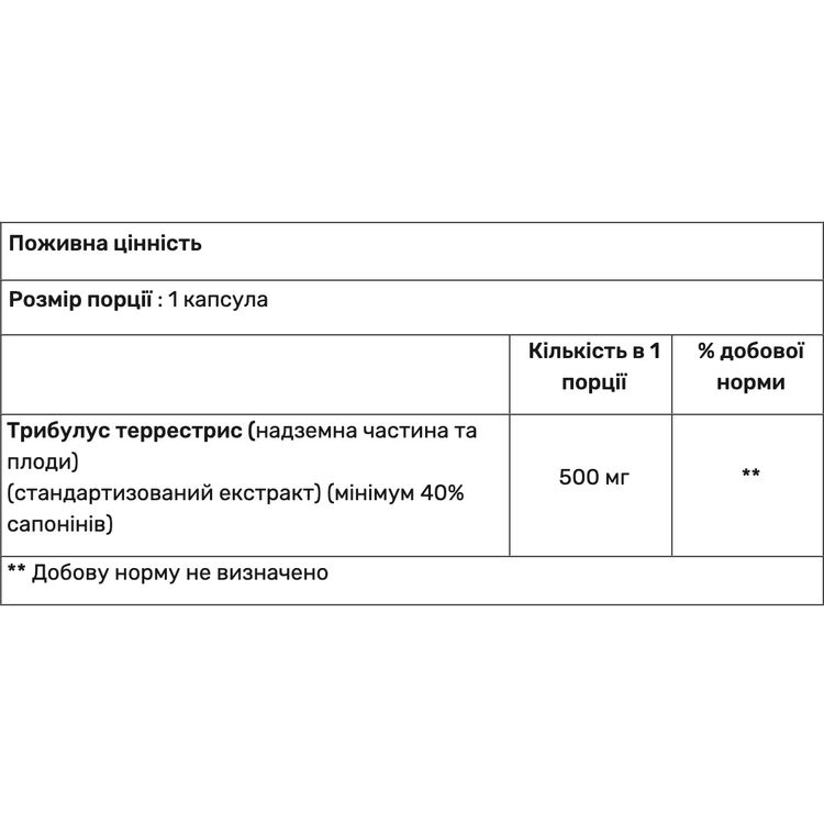 Трибулус террестрис Haya Labs Tribulus Terrestris 500 мг 90 капсул - фото 2