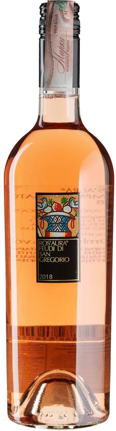 Вино Feudi di San Gregorio Rosaura, рожеве, сухе, 0,75 л - фото 1