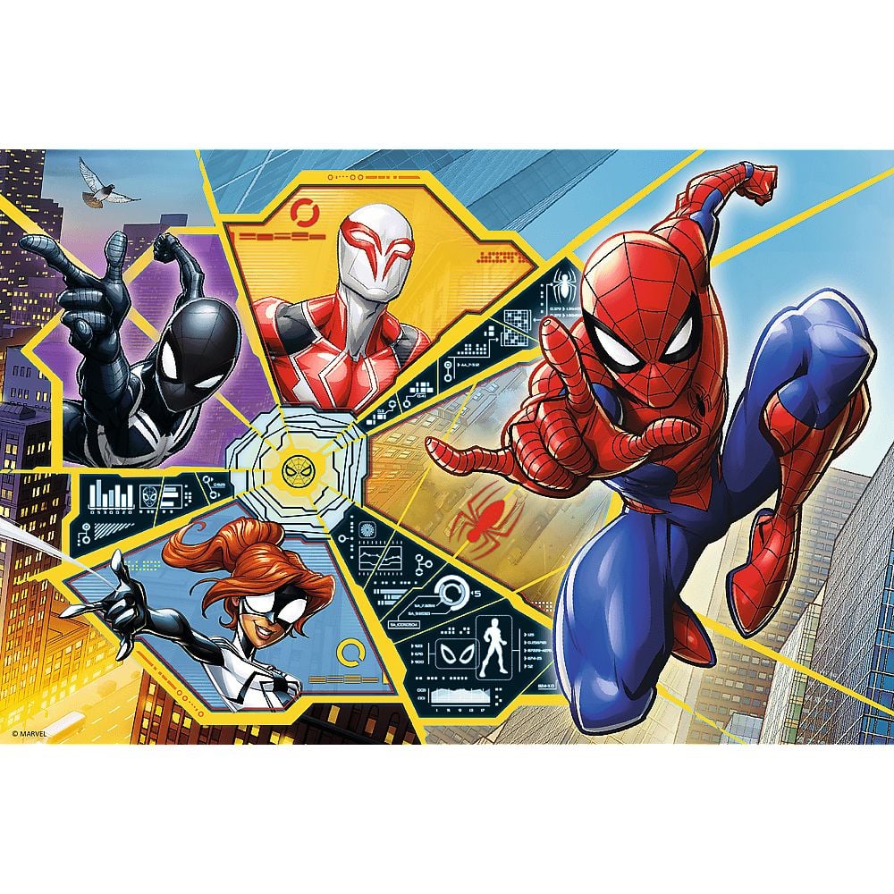 Пазли Trefl Битва у павутині Marvel 60 елементів - фото 2